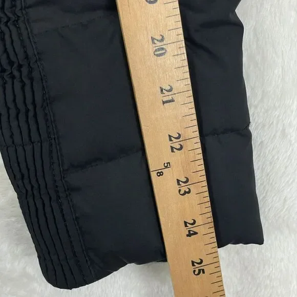 Michael Kors Womens Jacket Small Black Goose Down Quilted Puffer Zip * No Hood - Picture 12 of 13